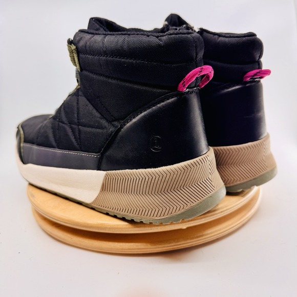 Lands End Women's 11 Black Transitional Insulated Winter Snow Boots - Picture 6 of 8